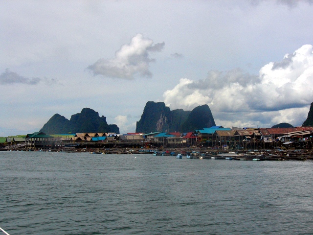 Village with 2 Karsts behind